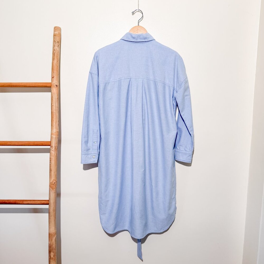 NWOT Everlane Oxford Dress Cotton Chambray Light Blue XS - Picture 8 of 8